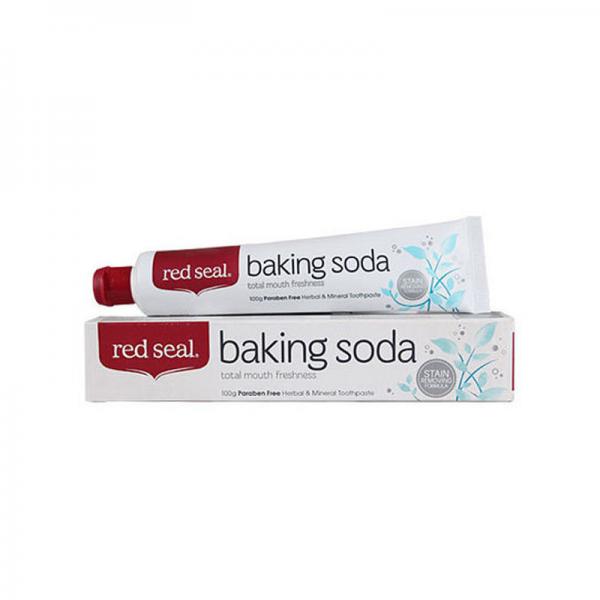  新西兰红印red seal baking soda 小苏打美白牙膏100g2支装