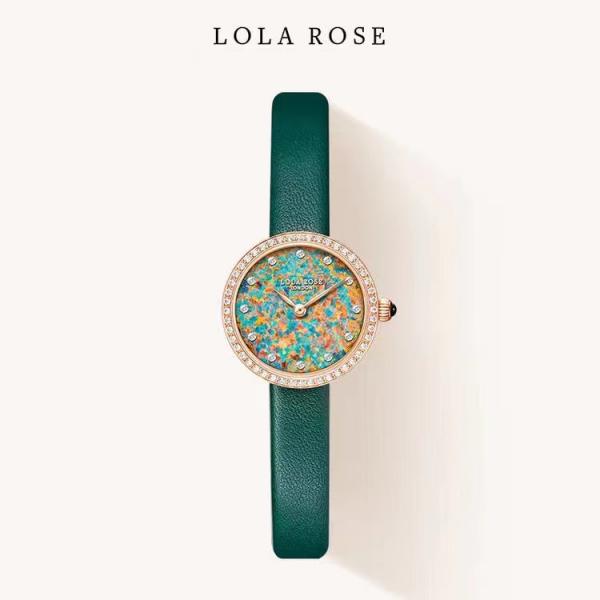 Lola Rose欧泊石手表轻奢女表满天星气质腕表