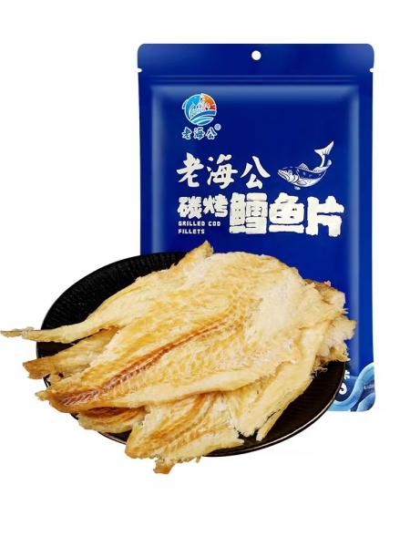 老海公碳烤鳕鱼片50g*4